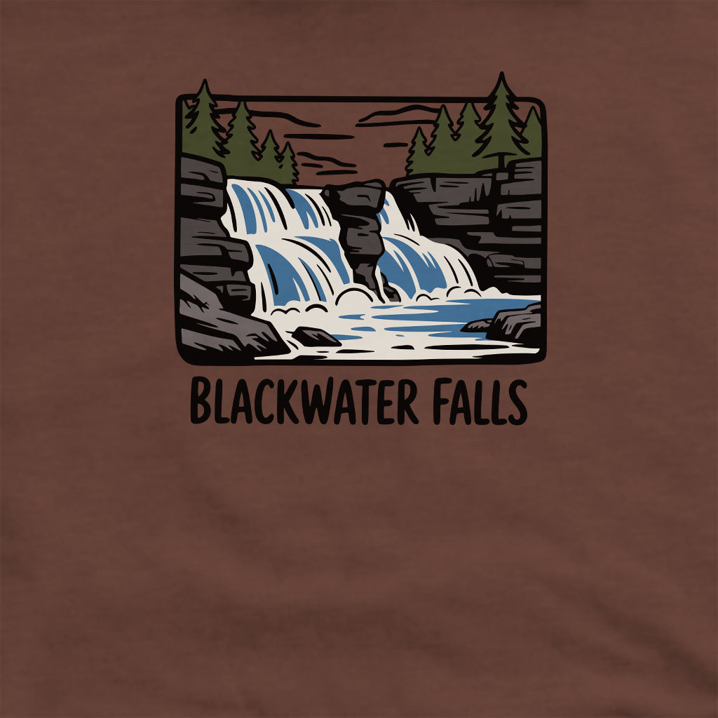 Blackwater Falls Crewneck Sweatshirt Adventure and Outdoors Themed Sweatshirt