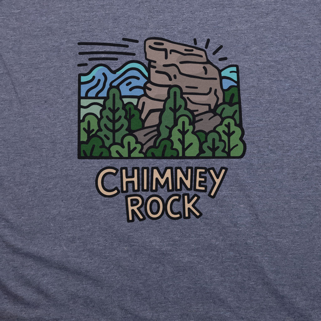Chimney Rock T-Shirt Adventure and Outdoors Themed T-Shirt