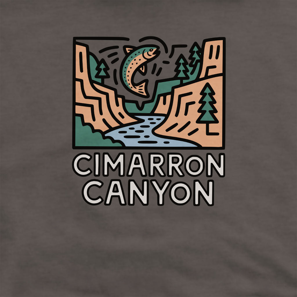 Cimarron Canyon State Park Crewneck Sweatshirt Adventure and Outdoors Themed Sweatshirt