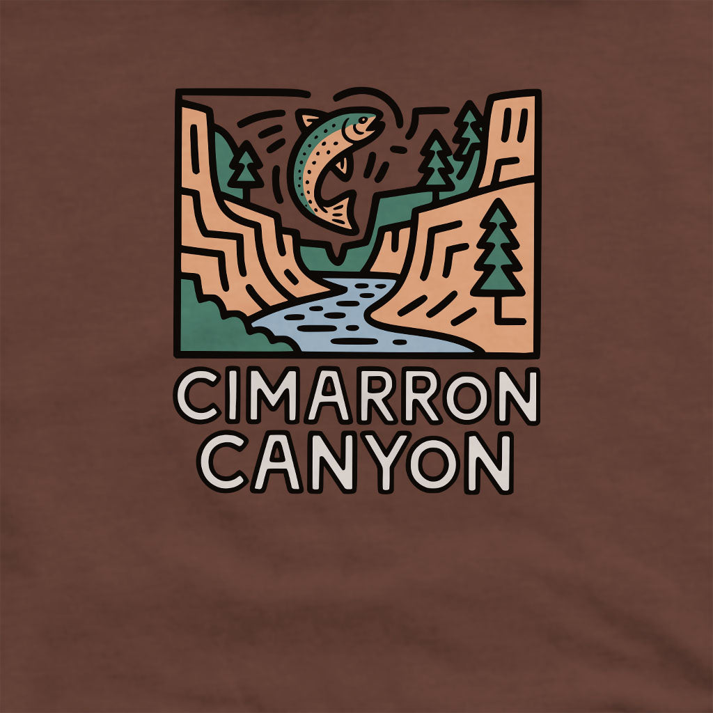 Cimarron Canyon State Park Crewneck Sweatshirt Adventure and Outdoors Themed Sweatshirt