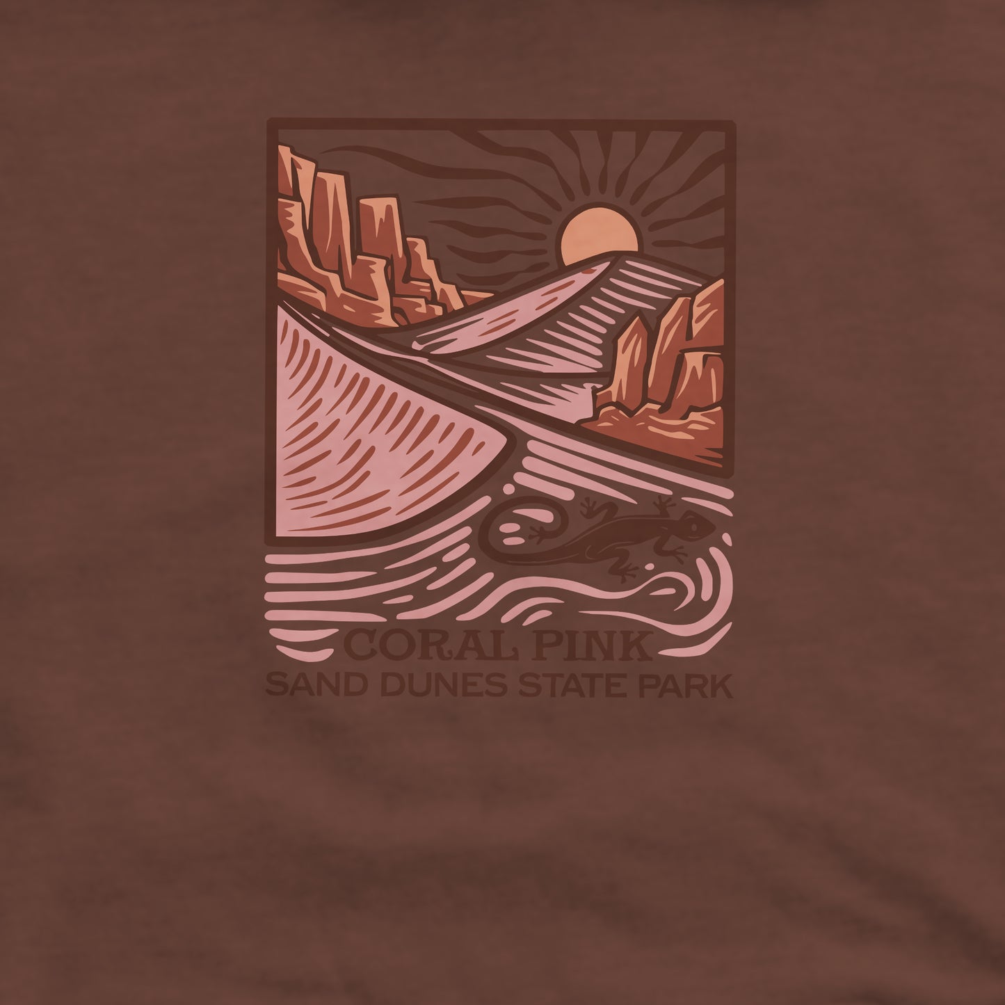 Coral Pink Sand Dunes State Park Crewneck Sweatshirt Adventure and Outdoors Themed Sweatshirt