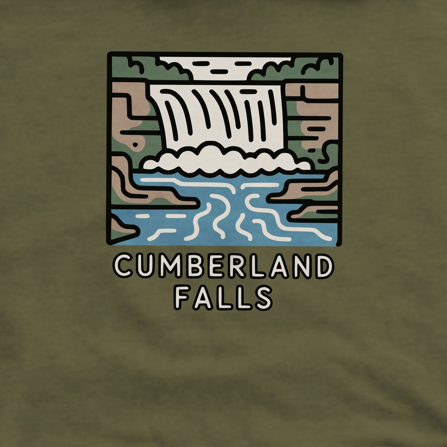 Cumberland Falls State Park Crewneck Sweatshirt Adventure and Outdoors Themed Sweatshirt