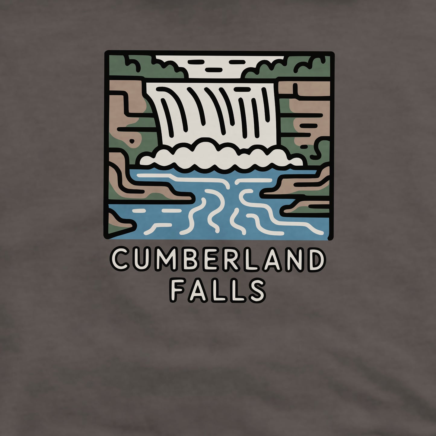 Cumberland Falls State Park Crewneck Sweatshirt Adventure and Outdoors Themed Sweatshirt