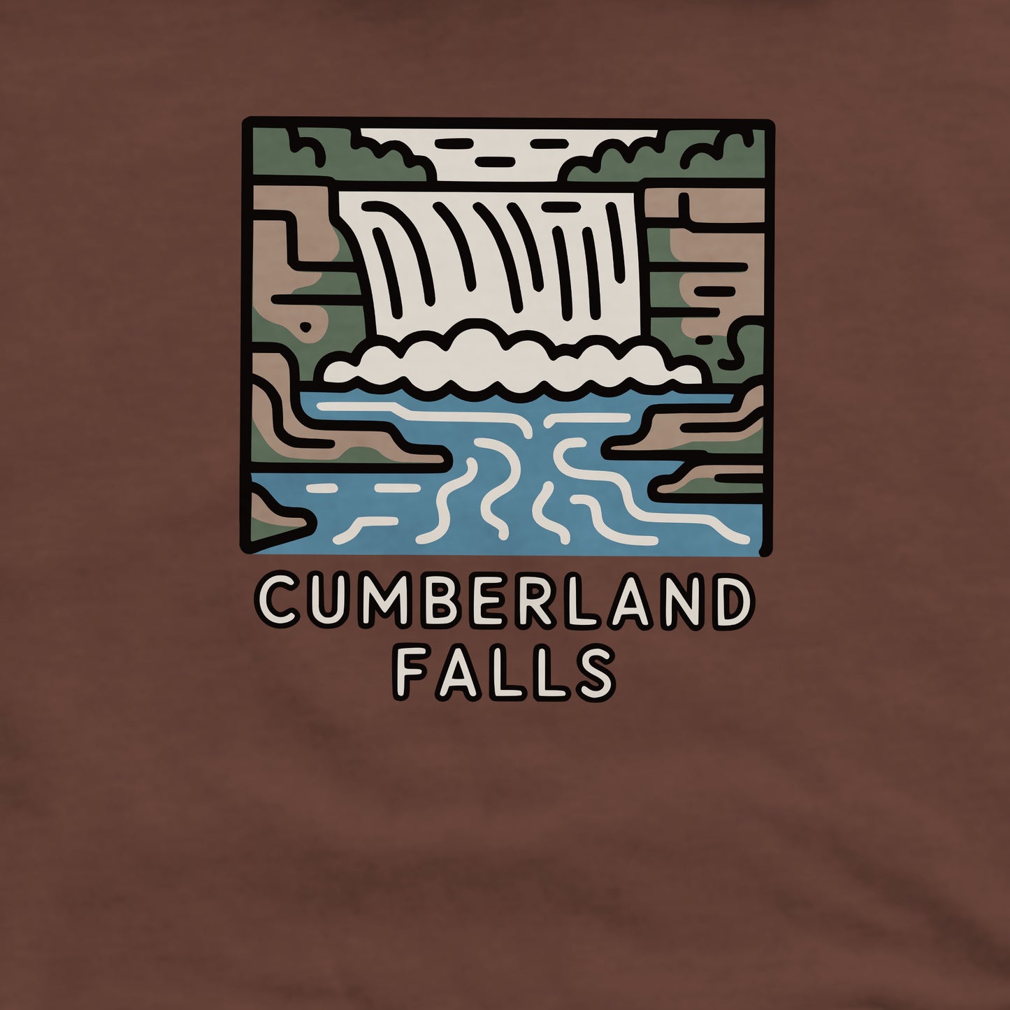 Cumberland Falls State Park Crewneck Sweatshirt Adventure and Outdoors Themed Sweatshirt