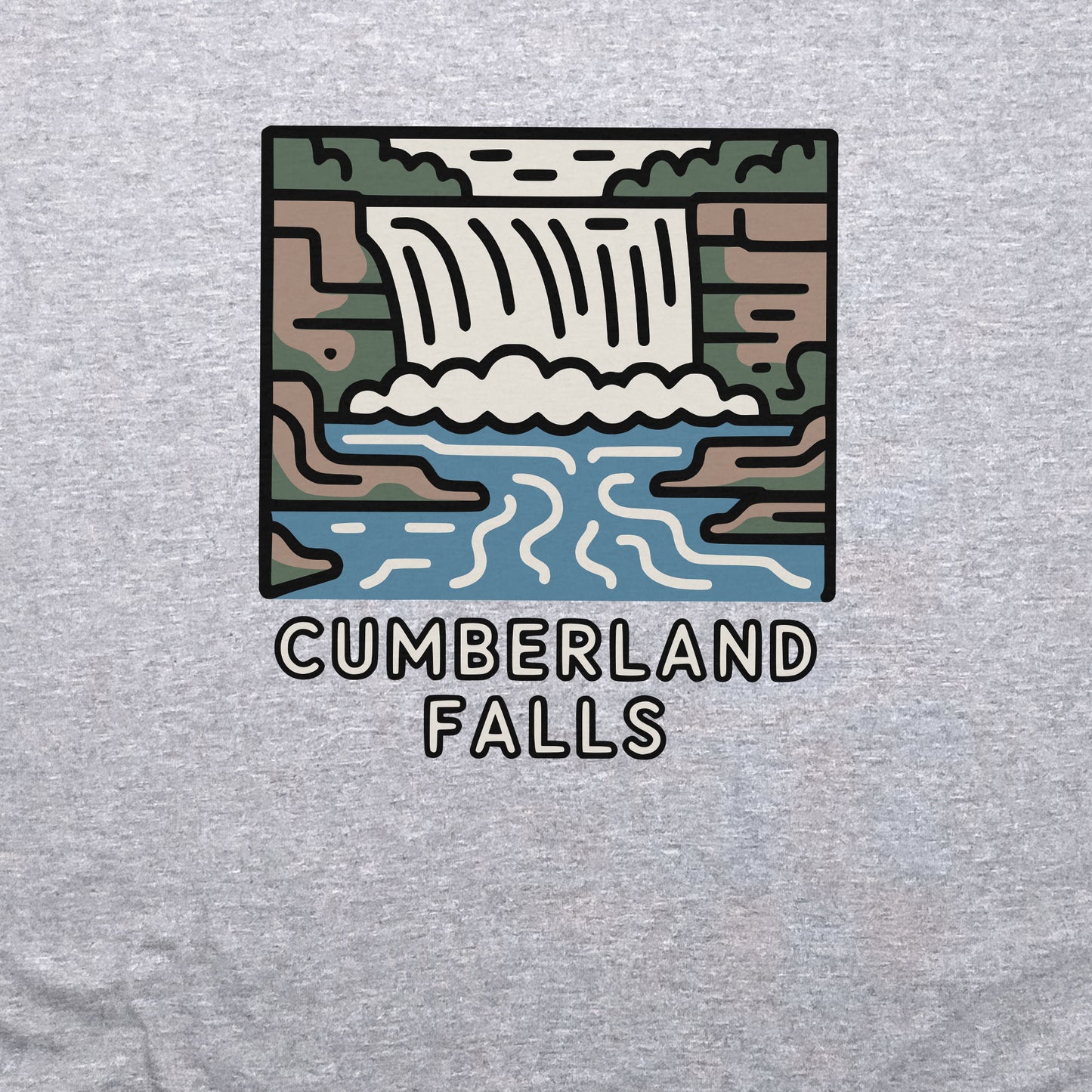 Cumberland Falls State Park Crewneck Sweatshirt Adventure and Outdoors Themed Sweatshirt