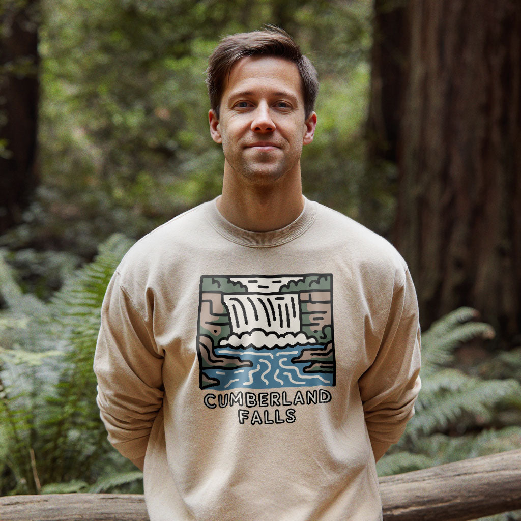 Cumberland Falls State Park Crewneck Sweatshirt Adventure and Outdoors Themed Sweatshirt
