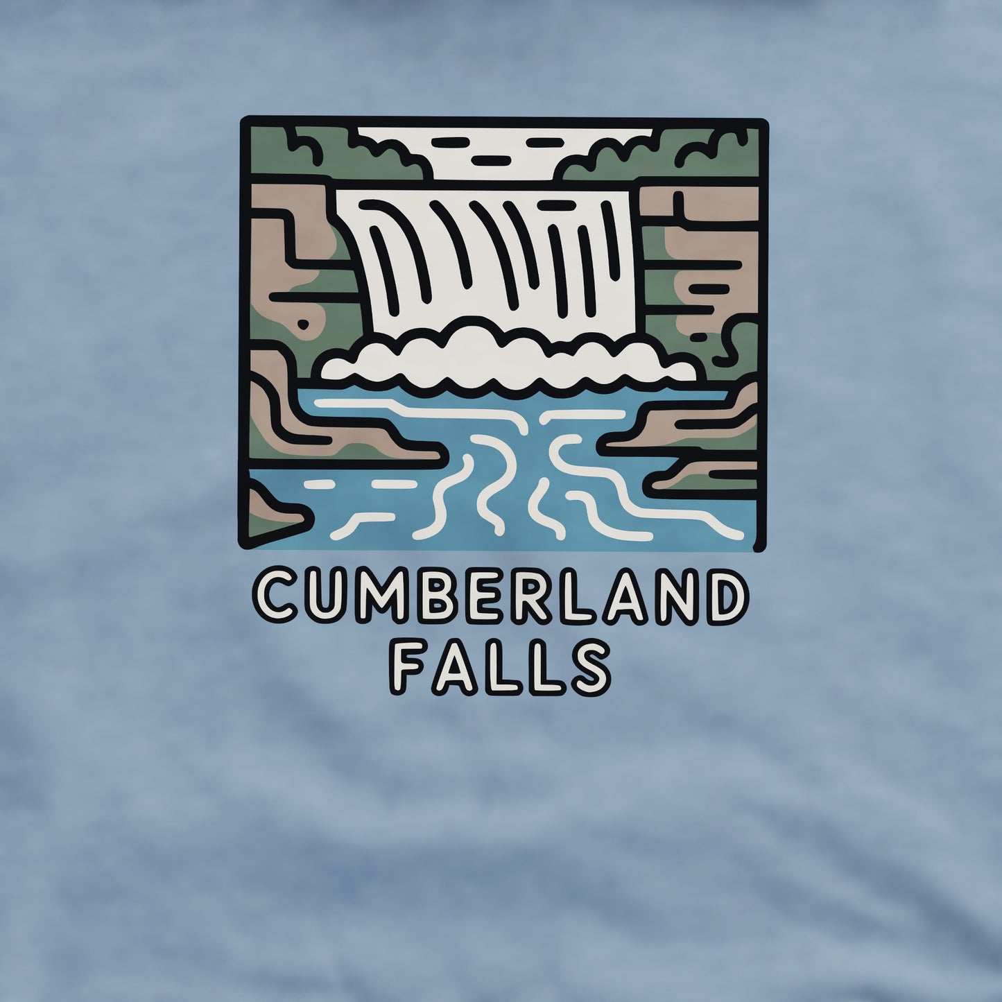 Cumberland Falls State Park Crewneck Sweatshirt Adventure and Outdoors Themed Sweatshirt