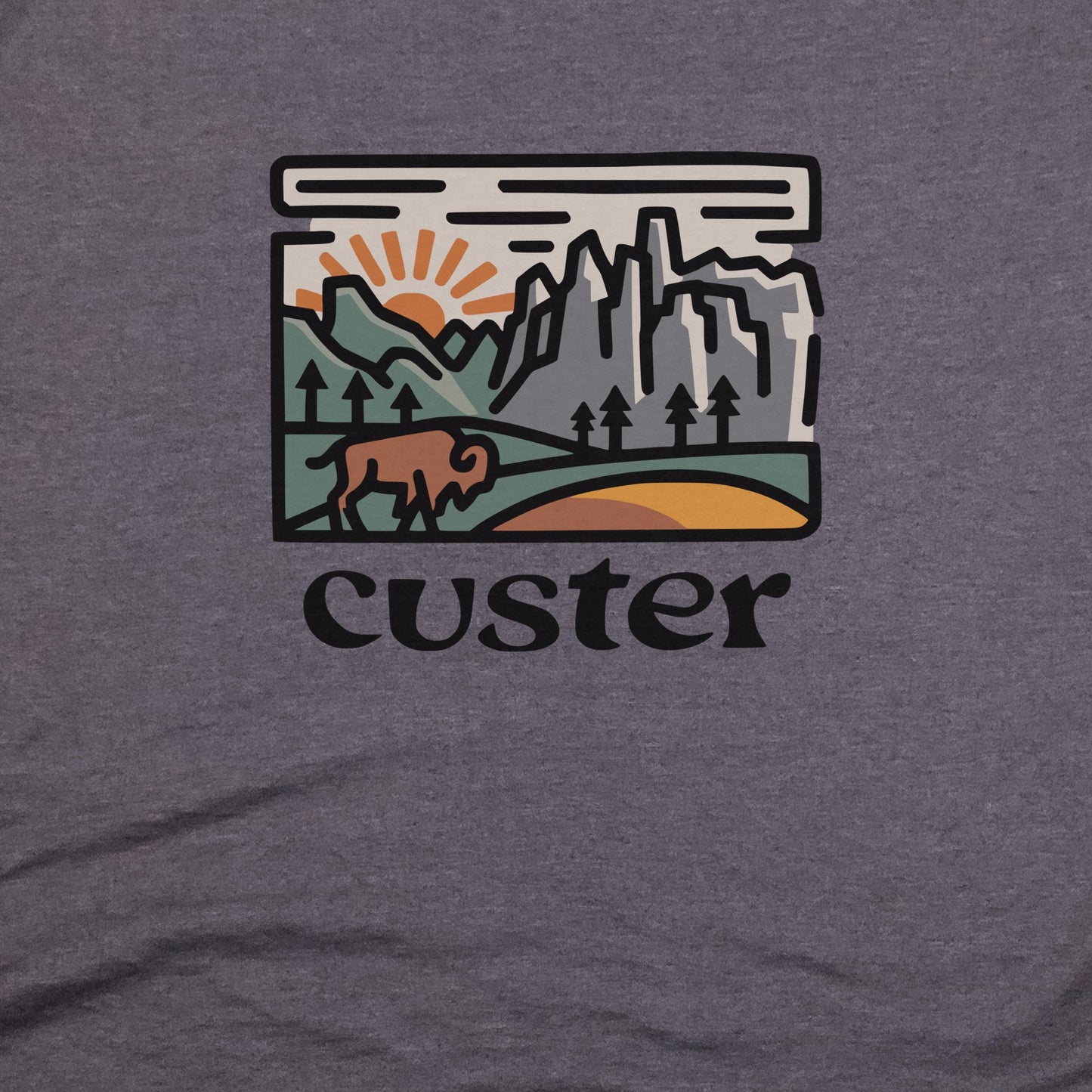 Custer State Park T-Shirt Adventure and Outdoors Themed T-Shirt