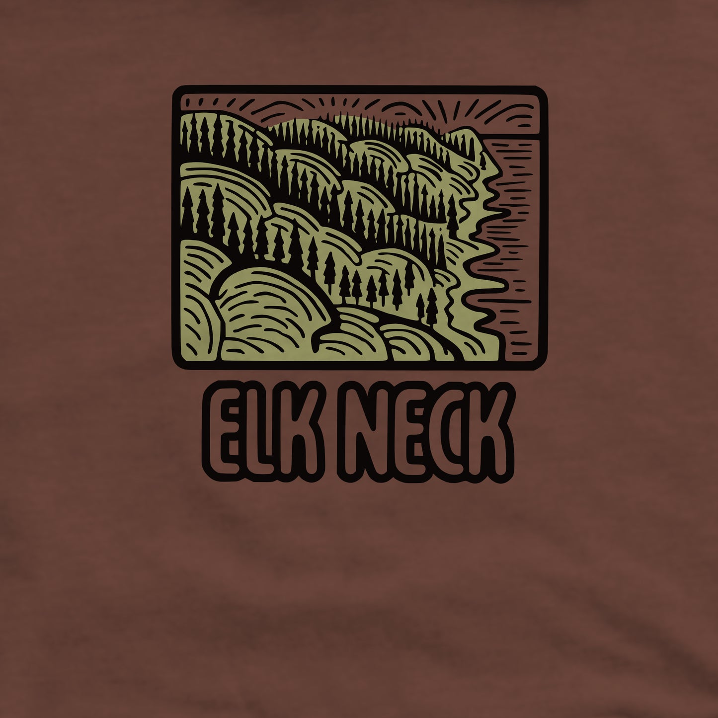 Elk Neck State Forest Crewneck Sweatshirt Adventure and Outdoors Themed Sweatshirt