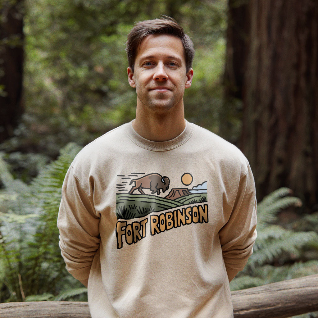 Fort Robinson State Park Crewneck Sweatshirt Adventure and Outdoors Themed Sweatshirt