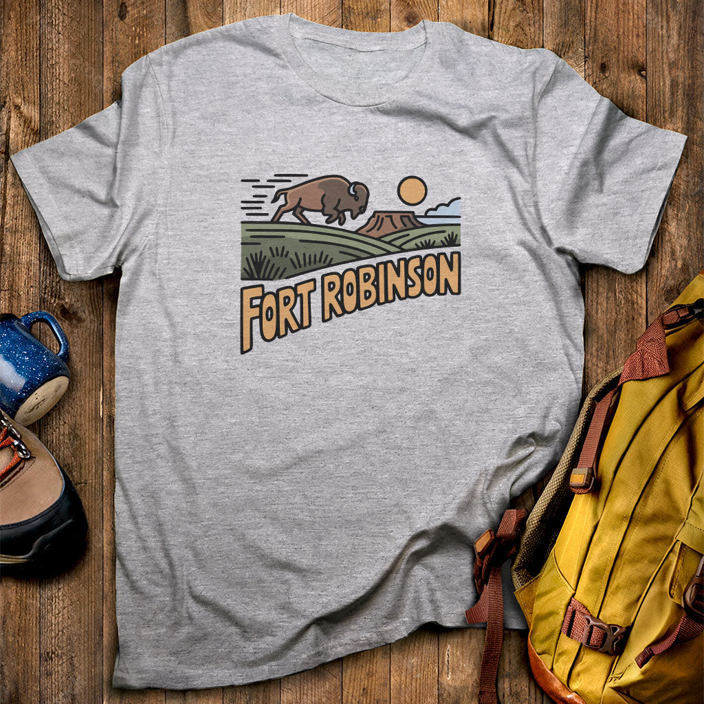 Fort Robinson State Park T-Shirt Sport Grey Adventure and Outdoors Themed T-Shirt
