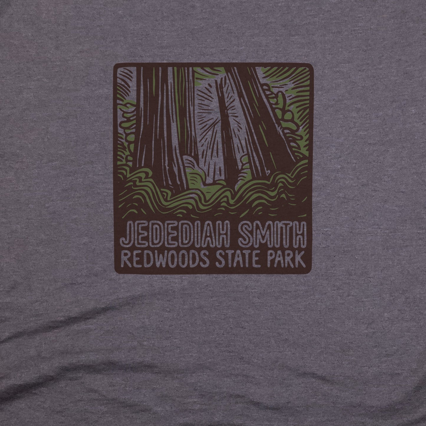 Jedediah Smith Redwoods State Park T-Shirt Adventure and Outdoors Themed T-Shirt