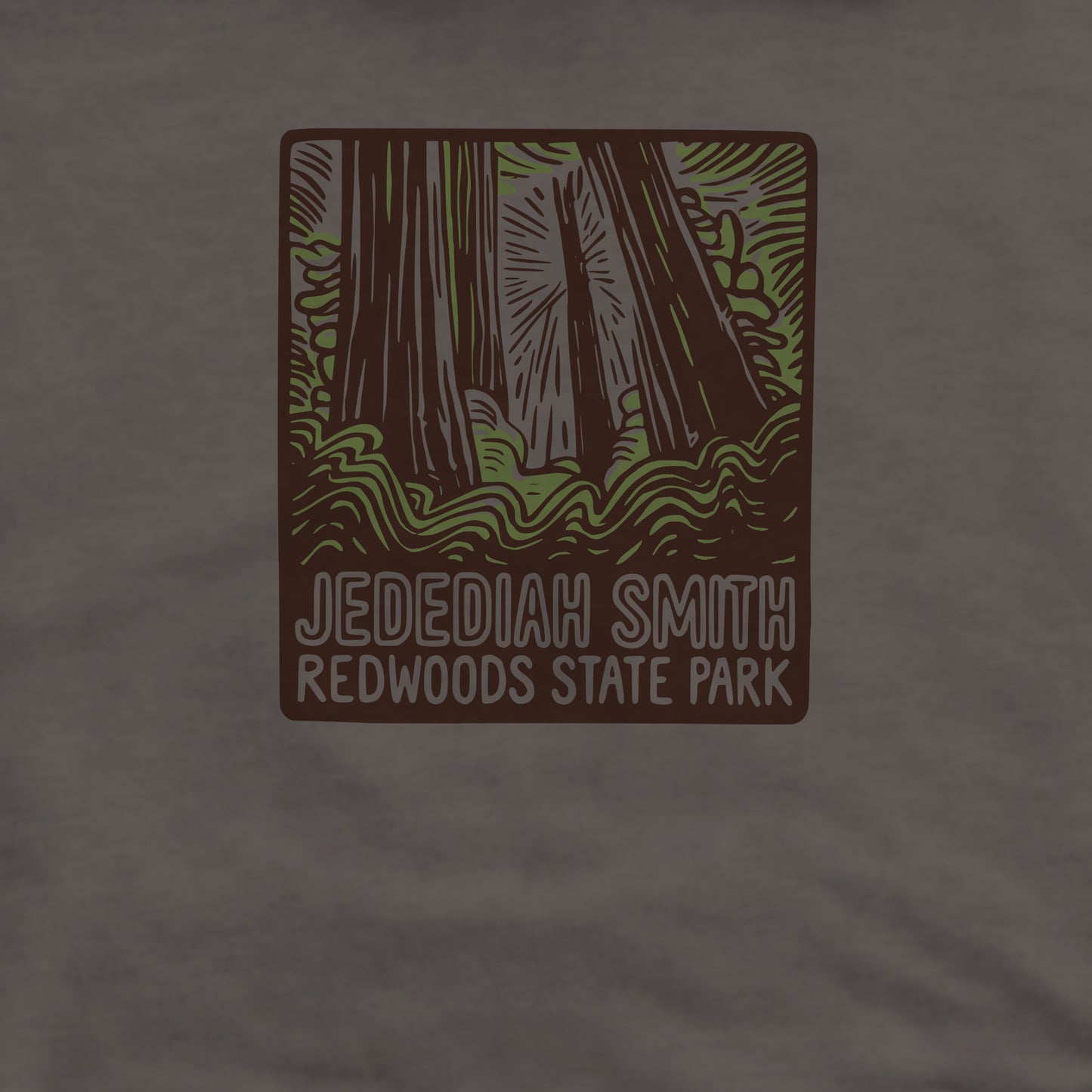 Jedediah Smith Redwoods State Park Crewneck Sweatshirt Adventure and Outdoors Themed Sweatshirt