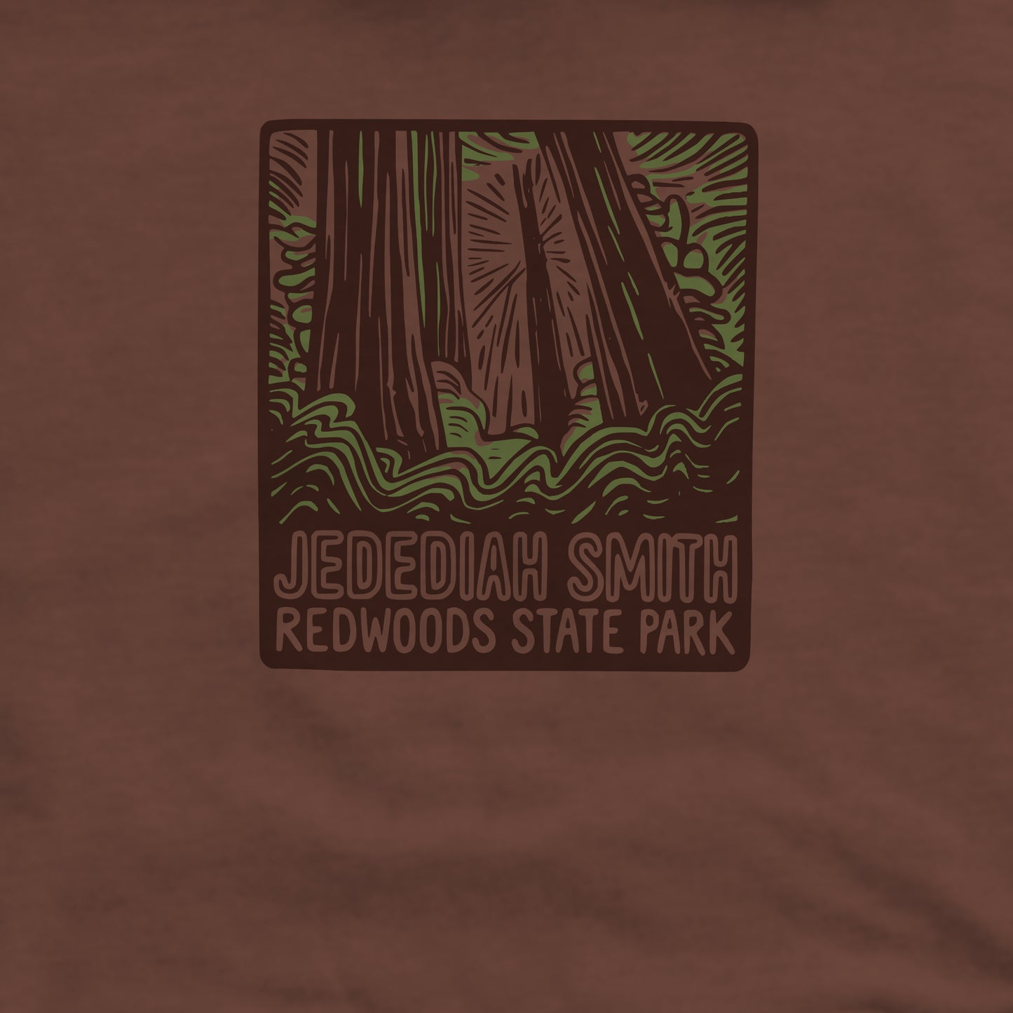 Jedediah Smith Redwoods State Park Crewneck Sweatshirt Adventure and Outdoors Themed Sweatshirt