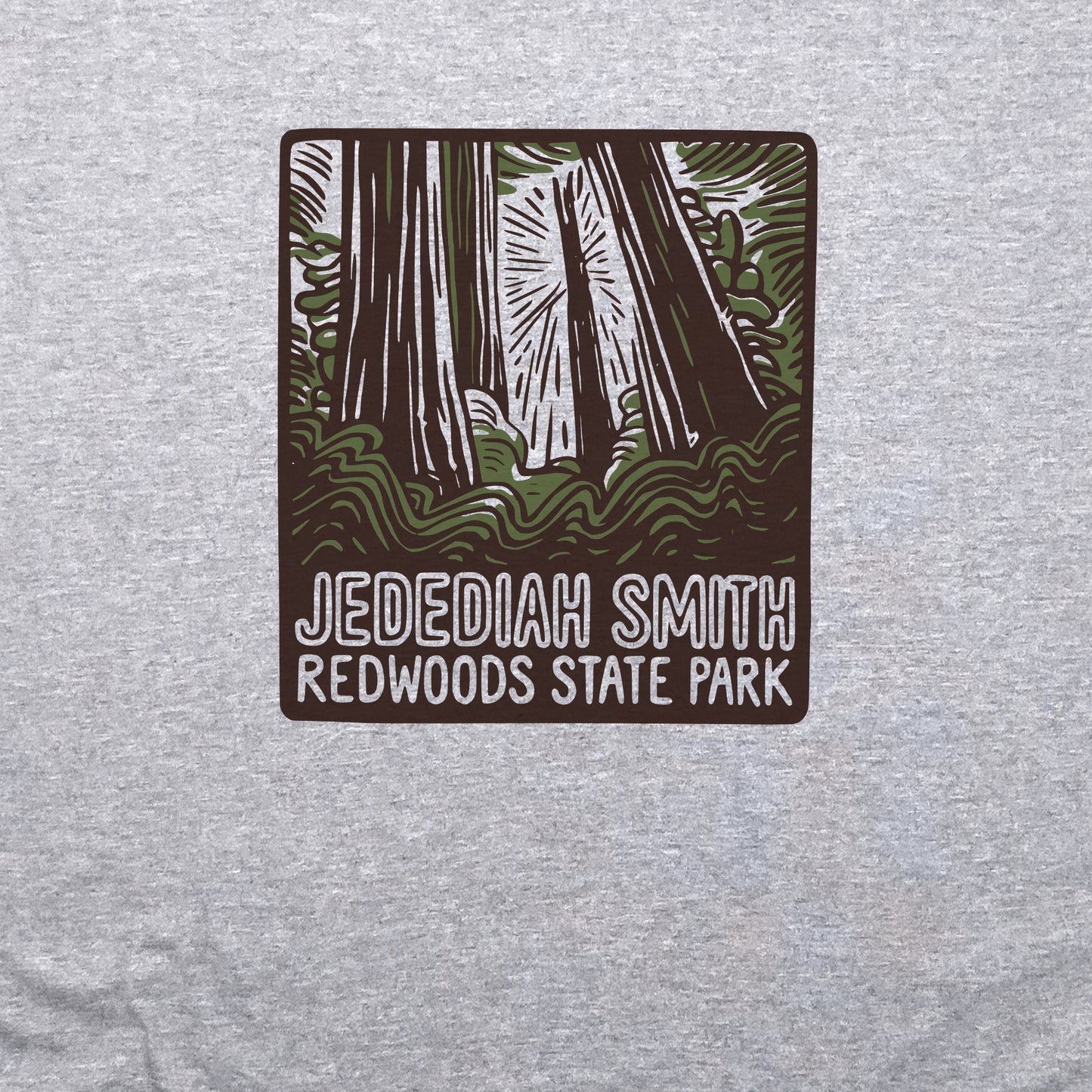 Jedediah Smith Redwoods State Park Crewneck Sweatshirt Adventure and Outdoors Themed Sweatshirt