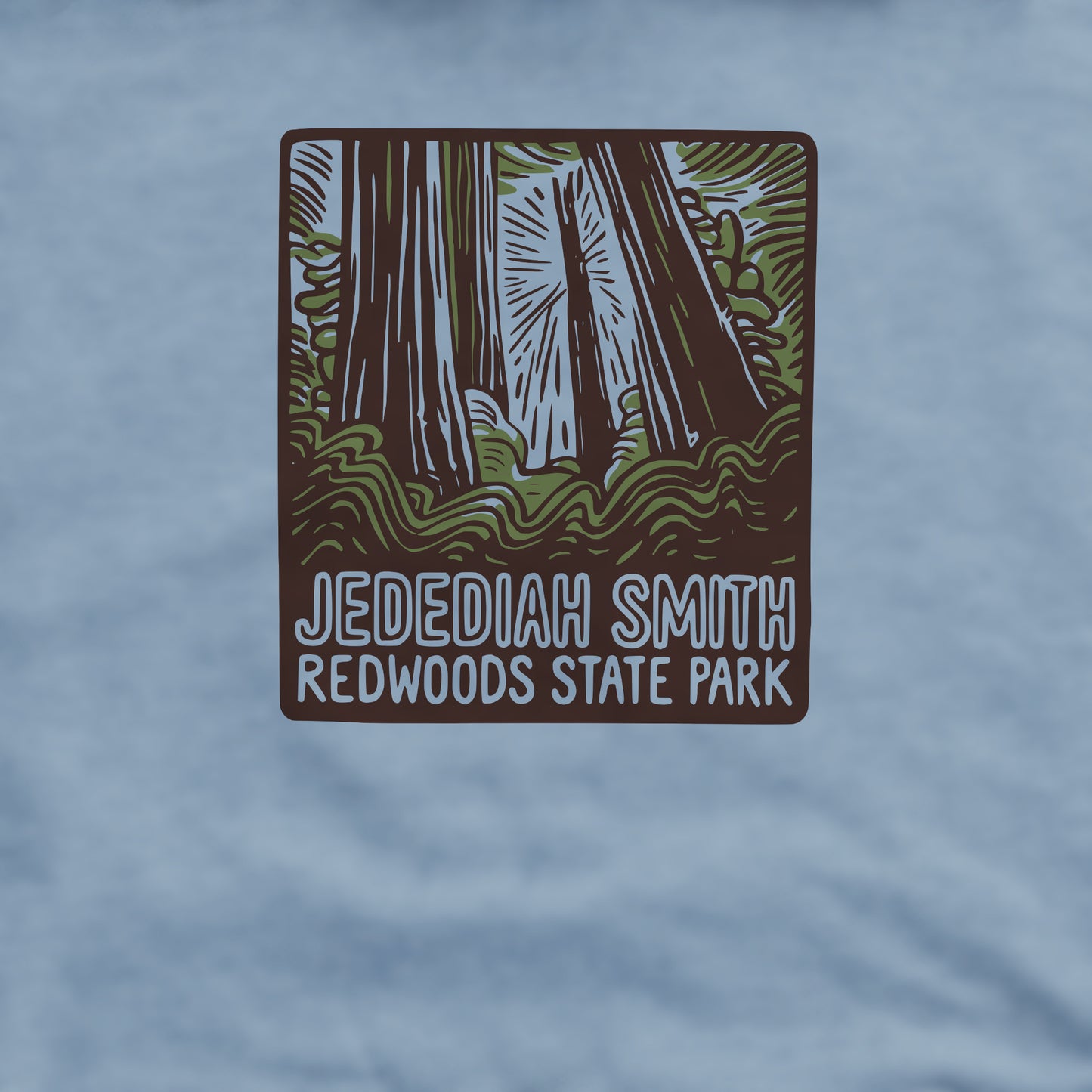 Jedediah Smith Redwoods State Park Crewneck Sweatshirt Adventure and Outdoors Themed Sweatshirt
