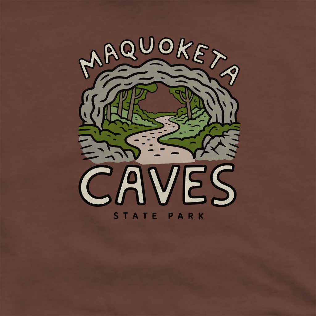 Maquoketa Caves State Park Crewneck Sweatshirt Adventure and Outdoors Themed Sweatshirt