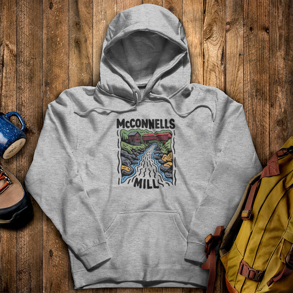 McConnells Mill State Park Hoodie Sport Grey Adventure and Outdoors Themed Hoodie