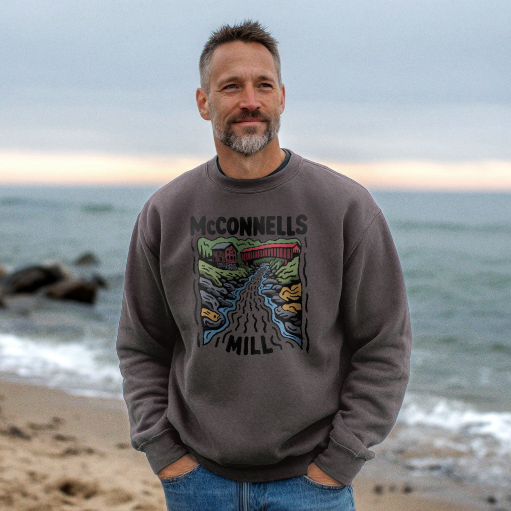 McConnells Mill State Park Crewneck Sweatshirt Adventure and Outdoors Themed Sweatshirt