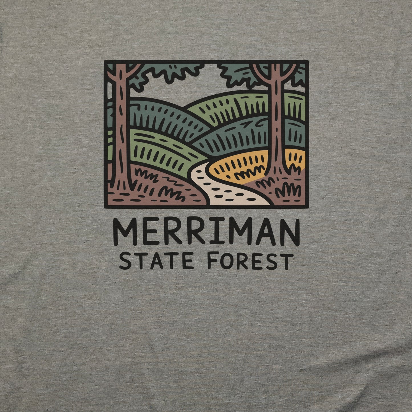 Merriman State Forest T-Shirt Adventure and Outdoors Themed T-Shirt