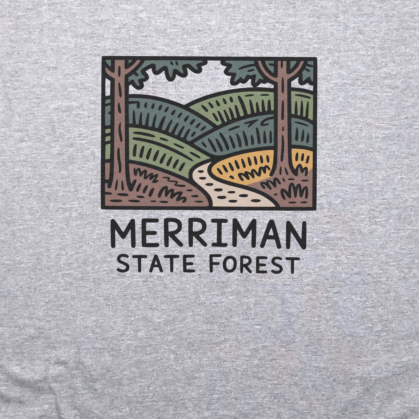 Merriman State Forest T-Shirt Adventure and Outdoors Themed T-Shirt