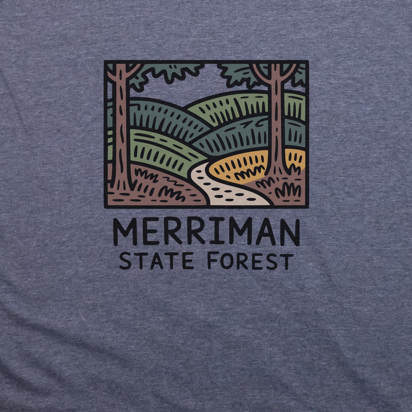Merriman State Forest T-Shirt Adventure and Outdoors Themed T-Shirt