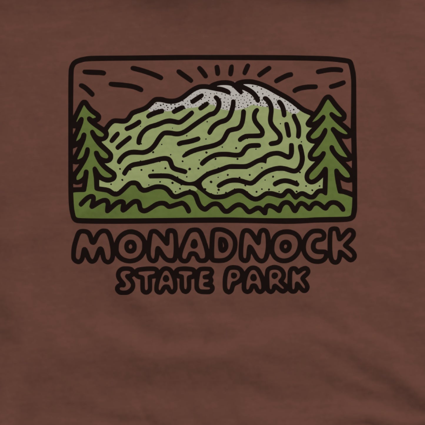 Monadnock State Park Hoodie Adventure and Outdoors Themed Hoodie