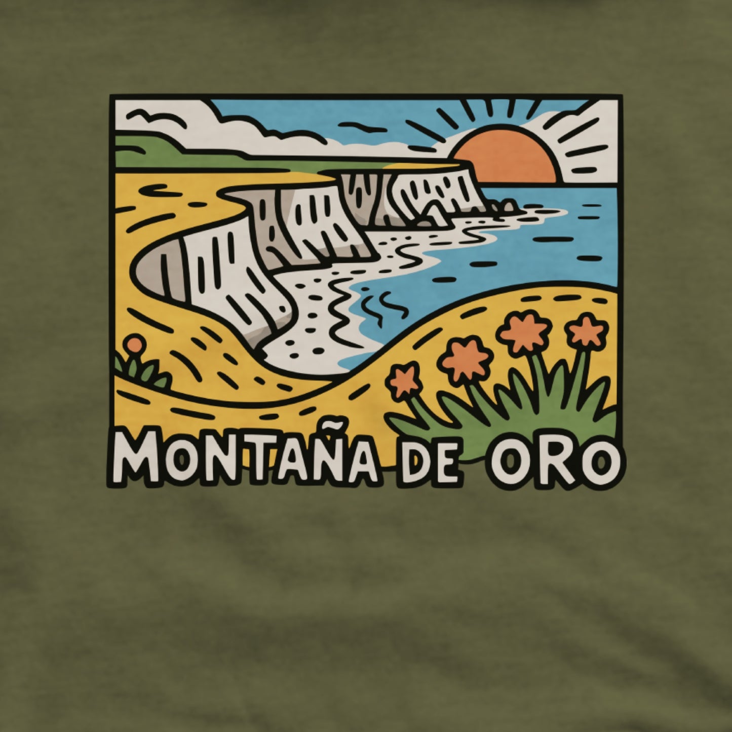 Montana de Oro State Park Hoodie Adventure and Outdoors Themed Hoodie