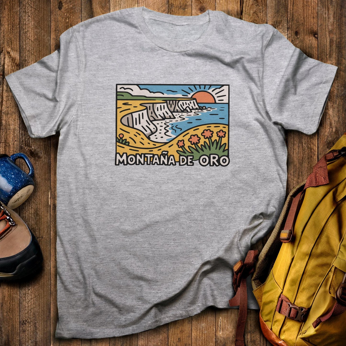 Montana de Oro State Park T-Shirt Sport Grey Adventure and Outdoors Themed T-Shirt