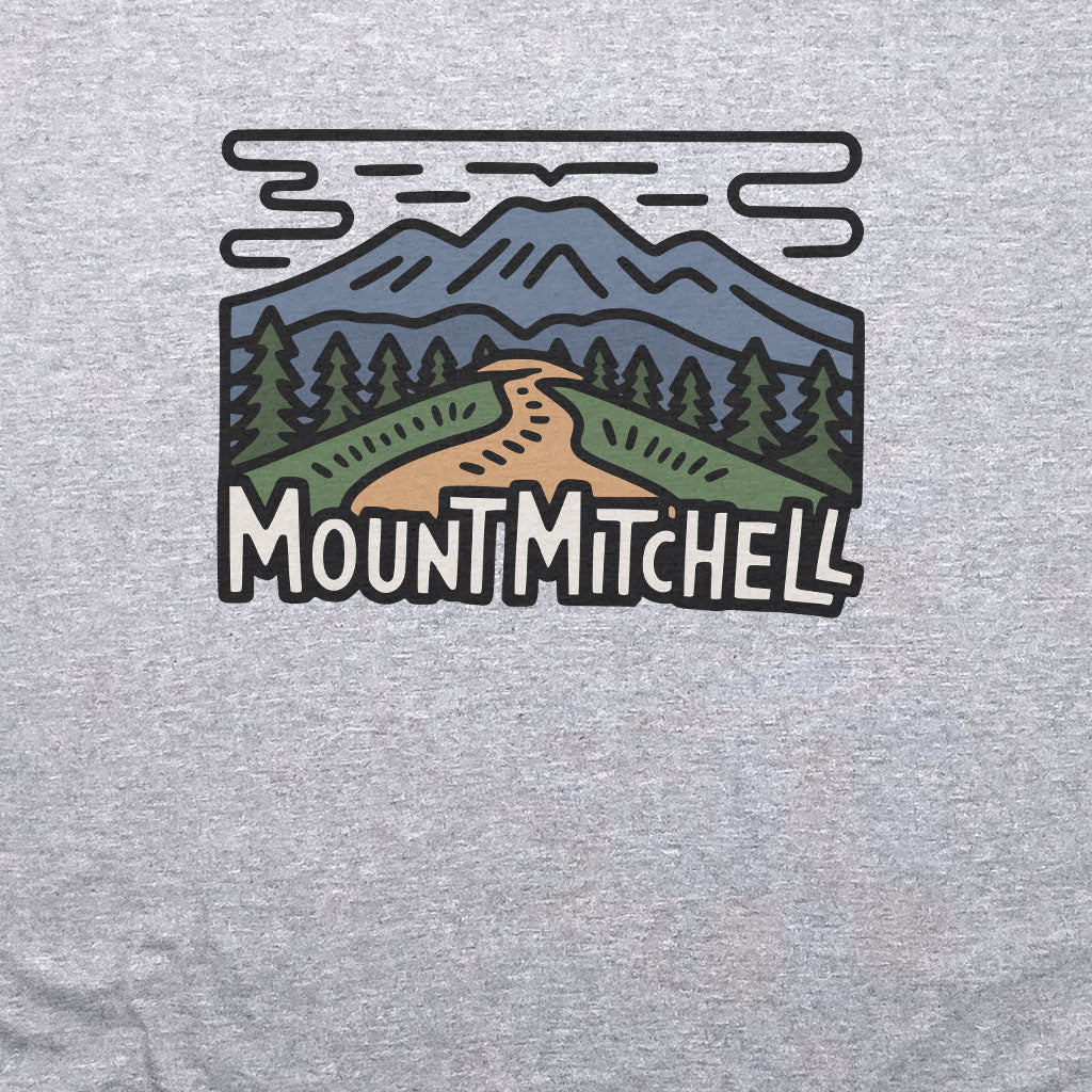Mount Mitchell T-Shirt Adventure and Outdoors Themed T-Shirt