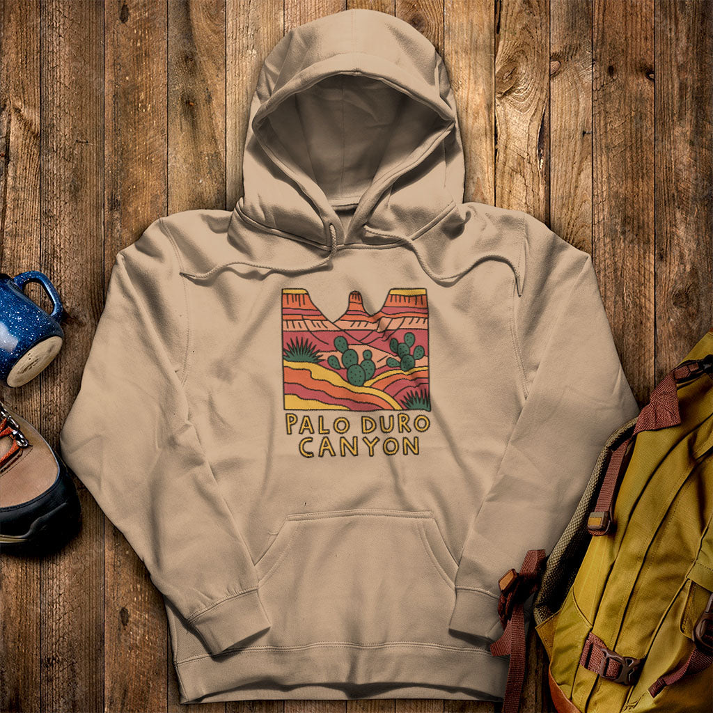 Palo Duro Canyon State Park Hoodie Sand Adventure and Outdoors Themed Hoodie