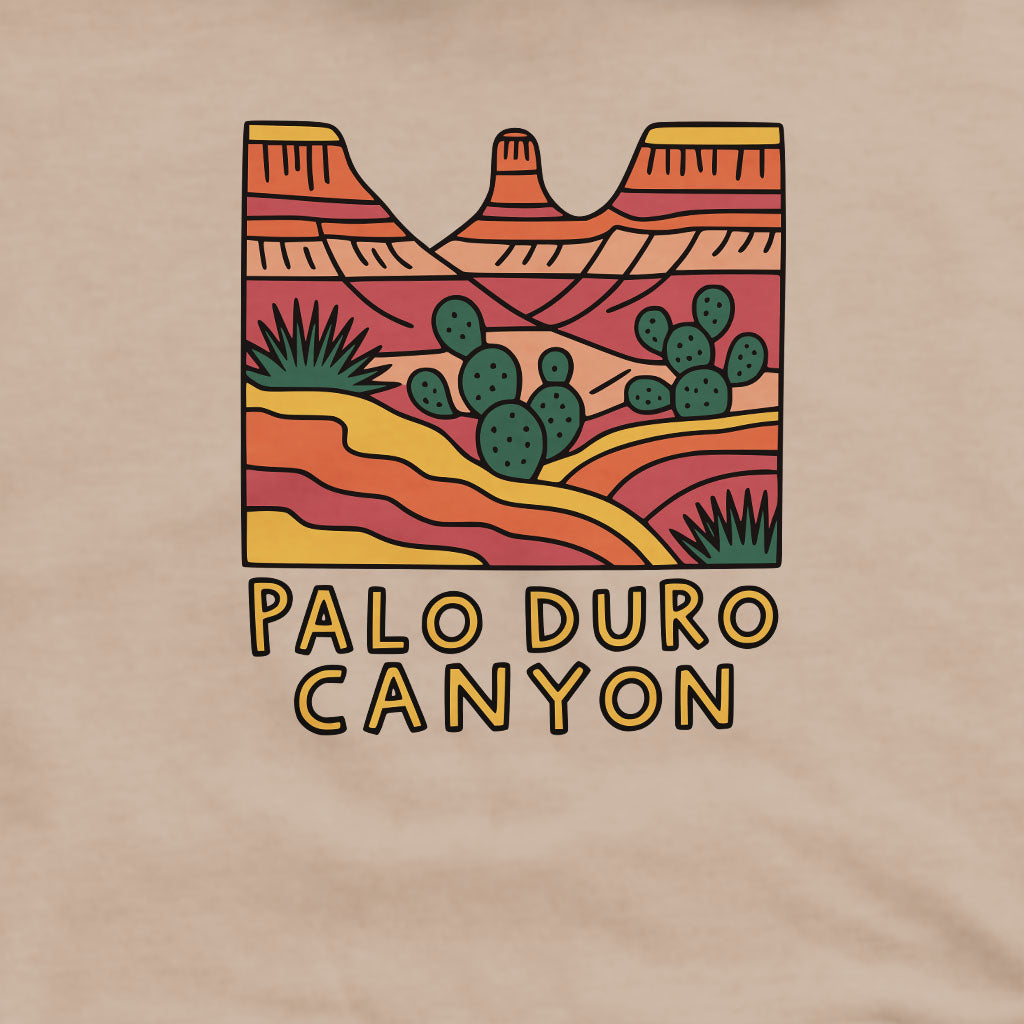 Palo Duro Canyon Crewneck Sweatshirt Adventure and Outdoors Themed Sweatshirt