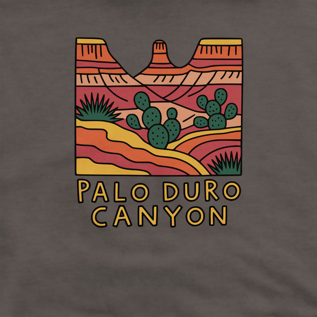 Palo Duro Canyon Crewneck Sweatshirt Adventure and Outdoors Themed Sweatshirt