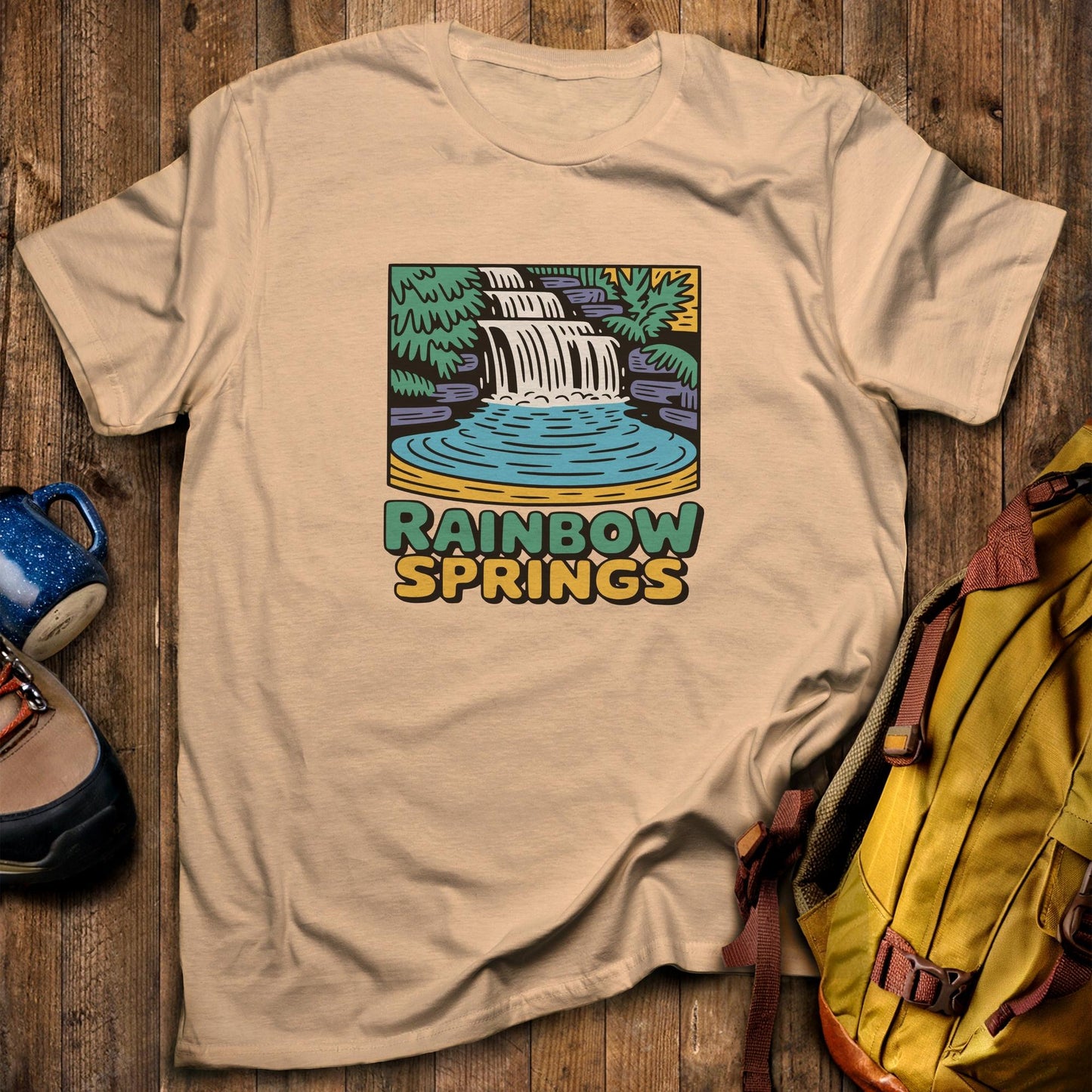 Rainbow Springs State Park T-Shirt Sand Adventure and Outdoors Themed T-Shirt