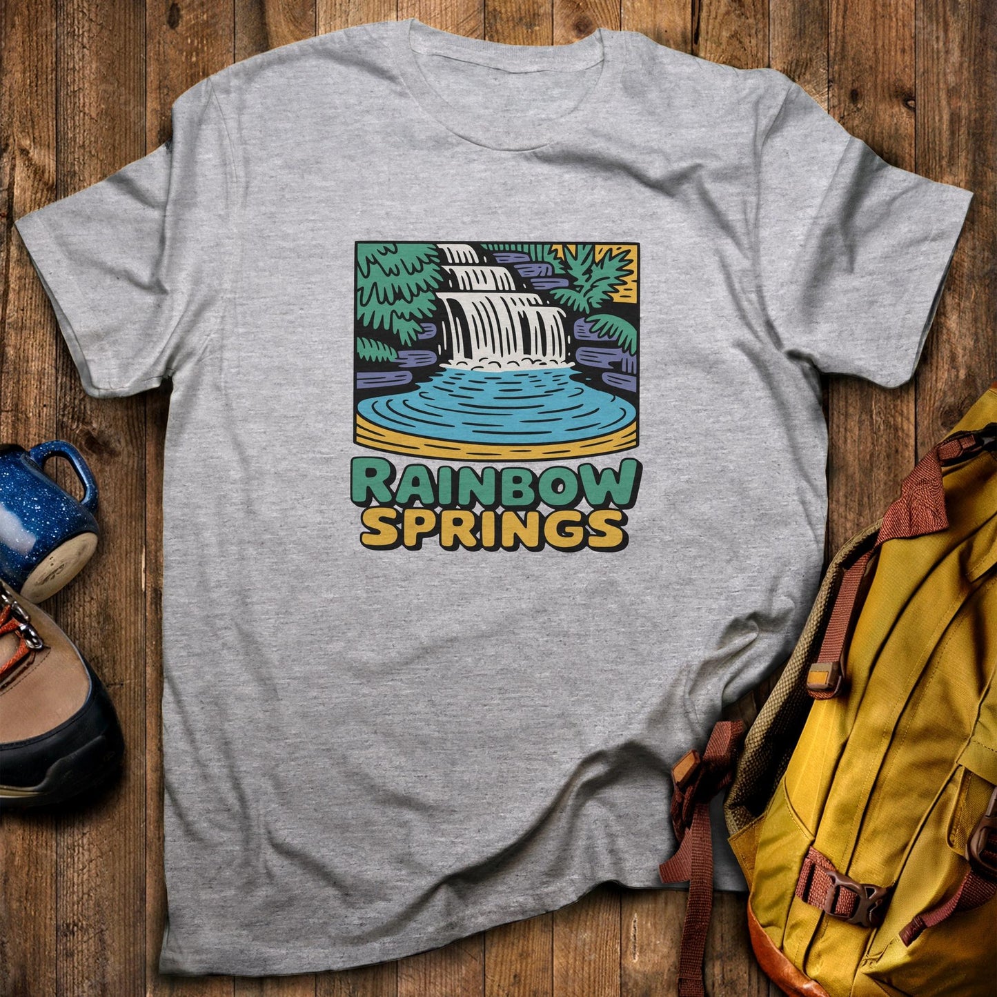 Rainbow Springs State Park T-Shirt Sport Grey Adventure and Outdoors Themed T-Shirt