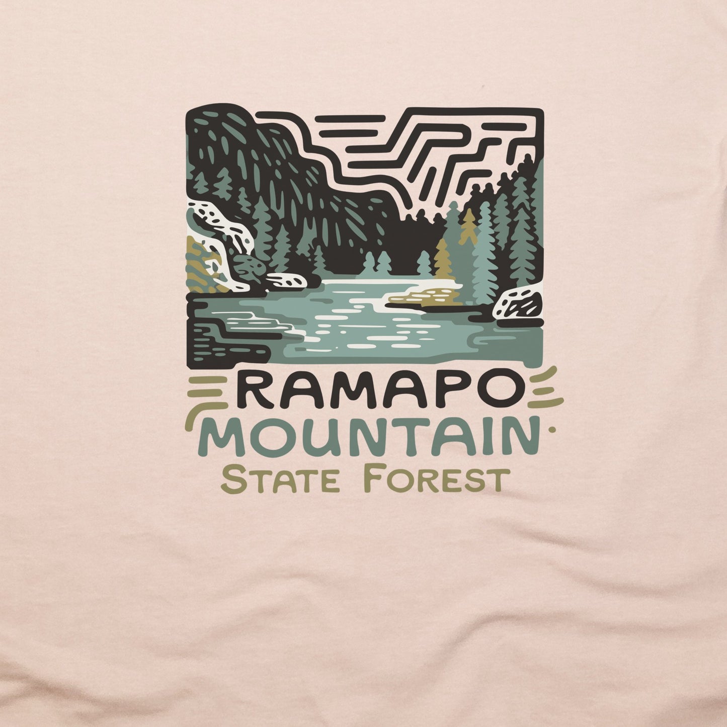 Ramapo Mountain State Forest T-Shirt Adventure and Outdoors Themed T-Shirt