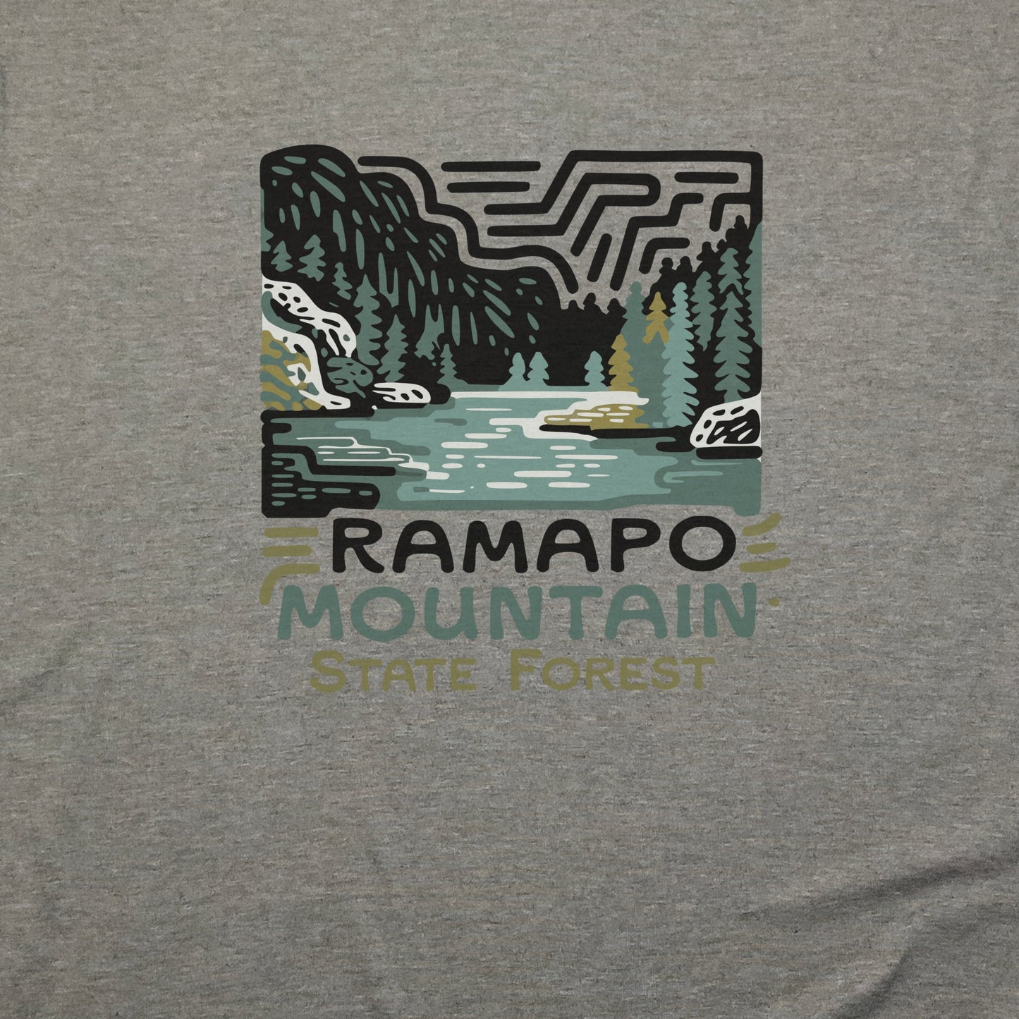 Ramapo Mountain State Forest T-Shirt Adventure and Outdoors Themed T-Shirt