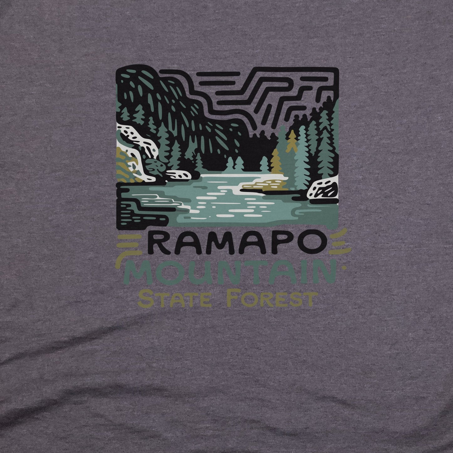 Ramapo Mountain State Forest T-Shirt Adventure and Outdoors Themed T-Shirt