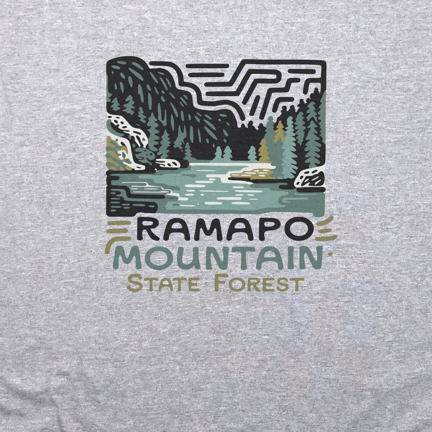 Ramapo Mountain State Forest T-Shirt Adventure and Outdoors Themed T-Shirt