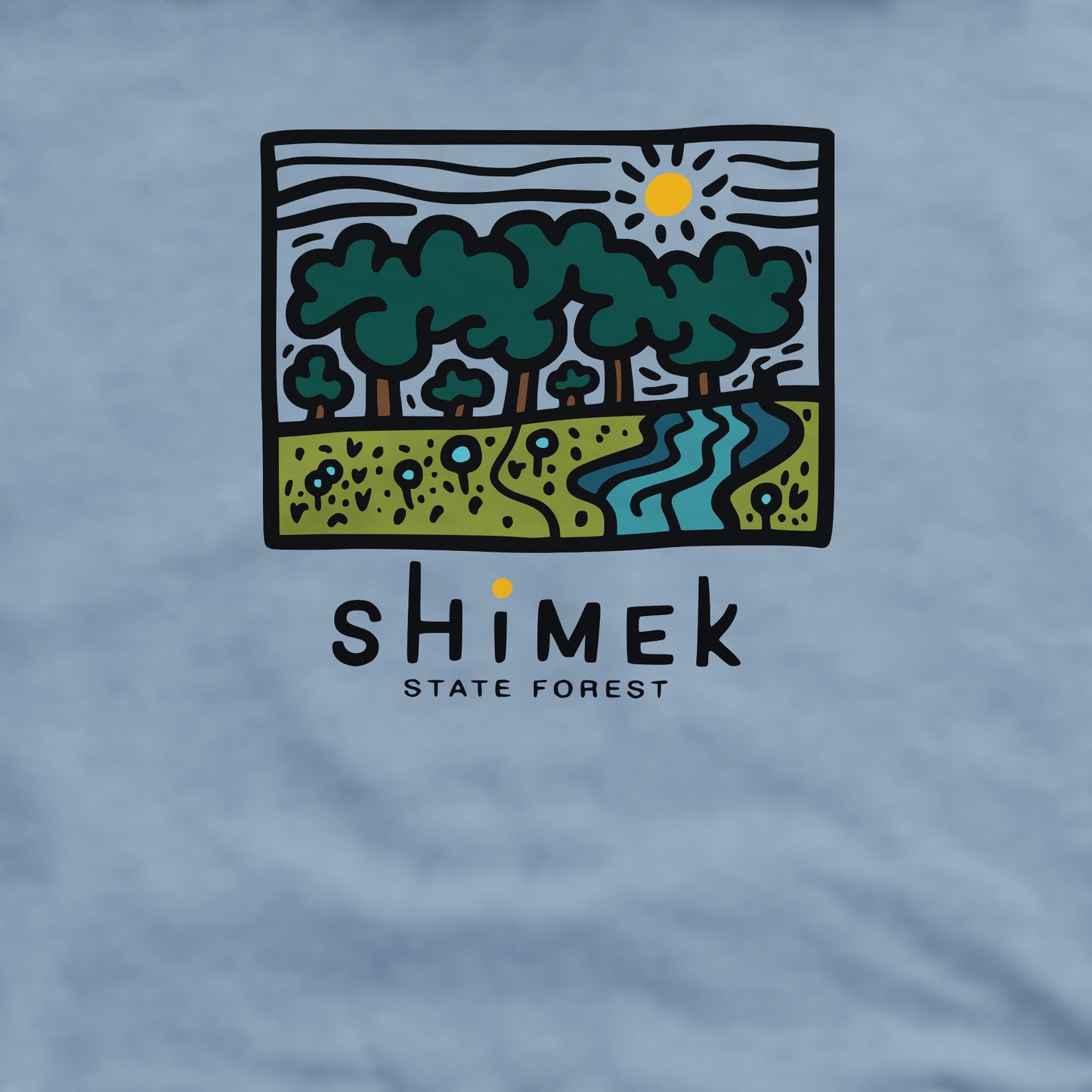 Shimek State Forest Crewneck Sweatshirt Adventure and Outdoors Themed Sweatshirt