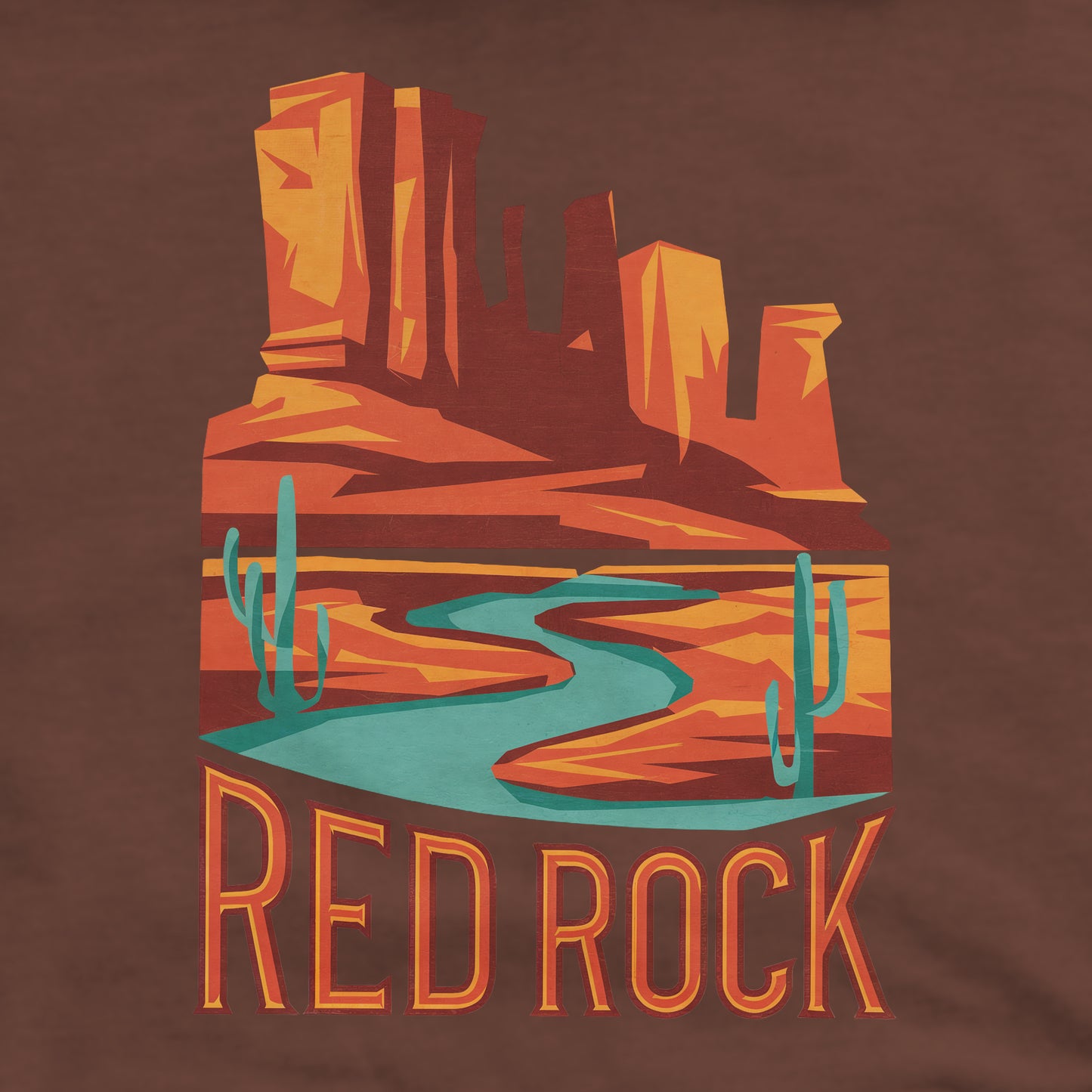 Red Rock State Park Crewneck Sweatshirt Adventure and Outdoors Themed Sweatshirt