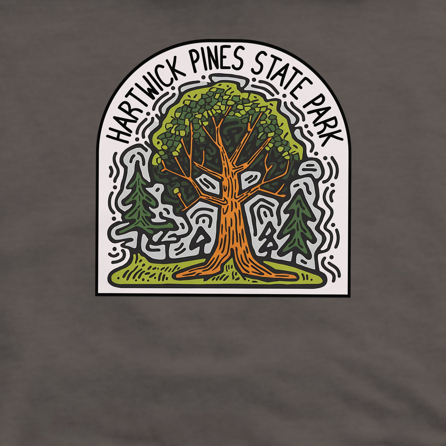 Hartwick Pines State Park Crewneck Sweatshirt Adventure and Outdoors Themed Sweatshirt