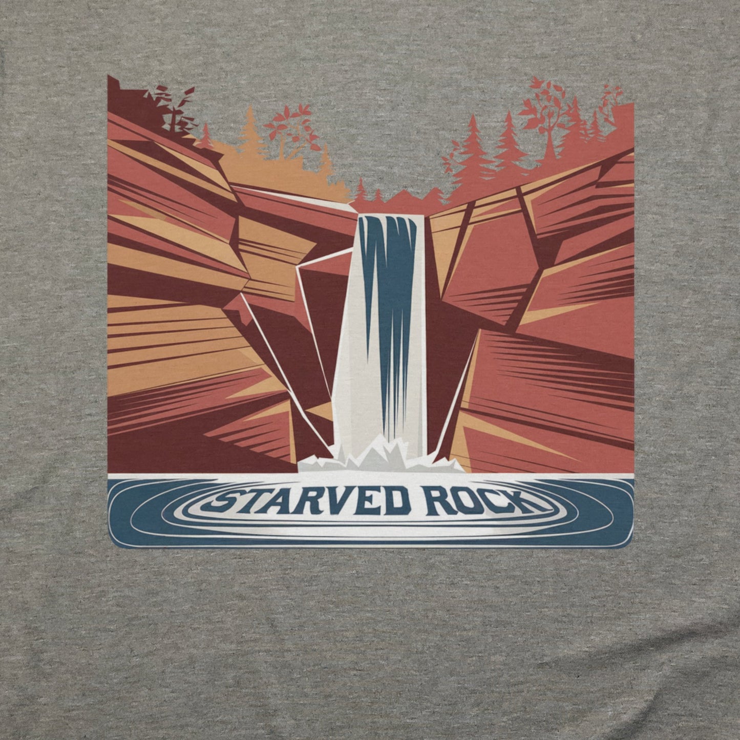 Starved Rock State Park T-Shirt Adventure and Outdoors Themed T-Shirt