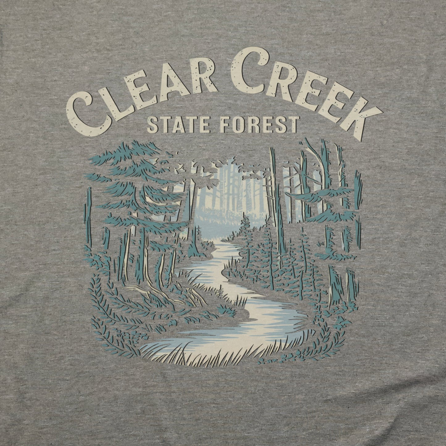 Clear Creek State Forest T-Shirt Adventure and Outdoors Themed T-Shirt