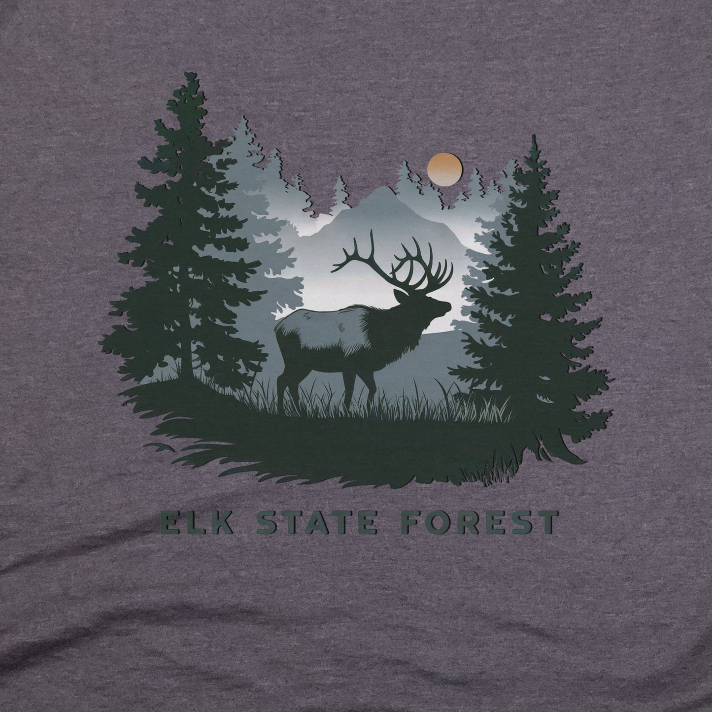 Elk State Forest T-Shirt Adventure and Outdoors Themed T-Shirt