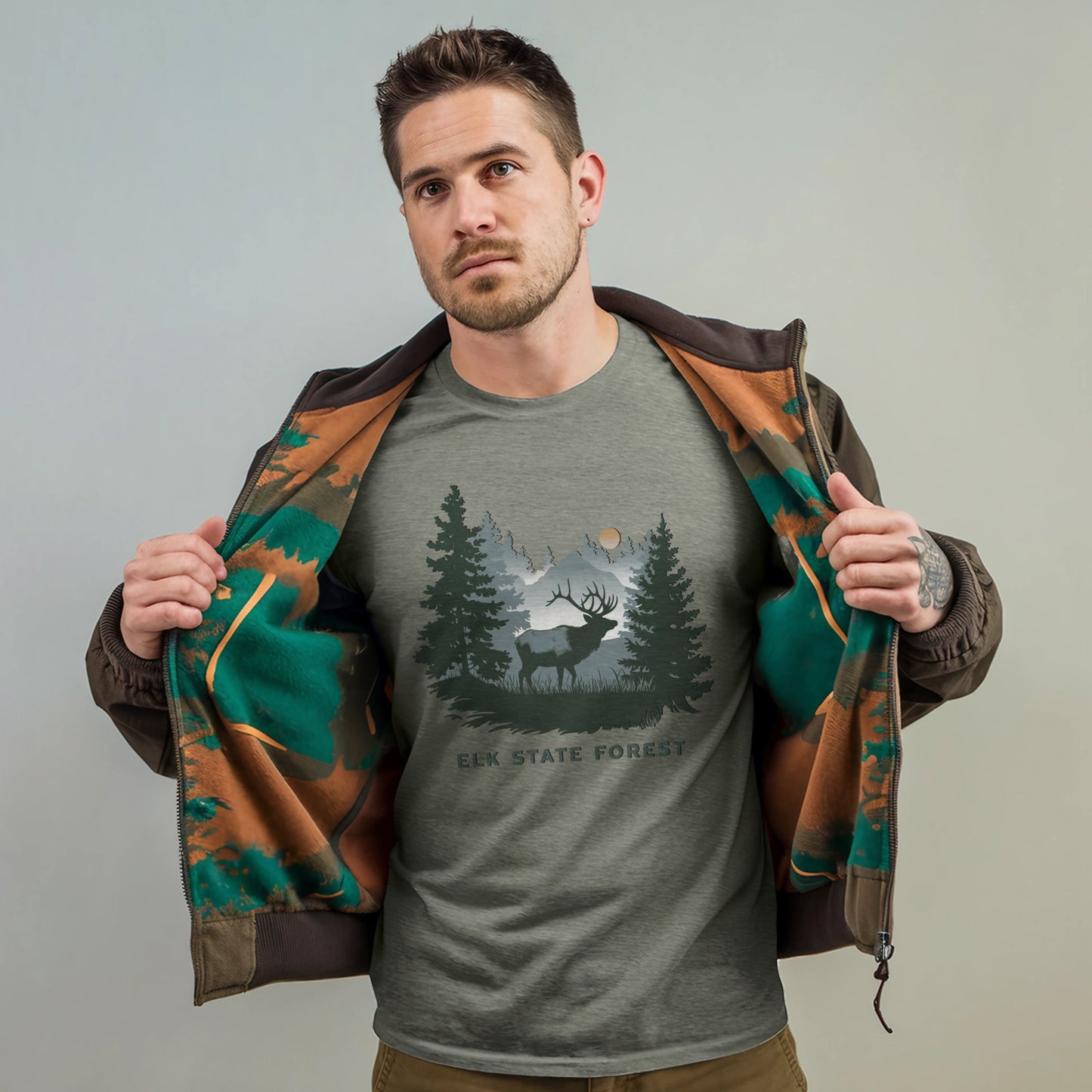 Elk State Forest T-Shirt Adventure and Outdoors Themed T-Shirt