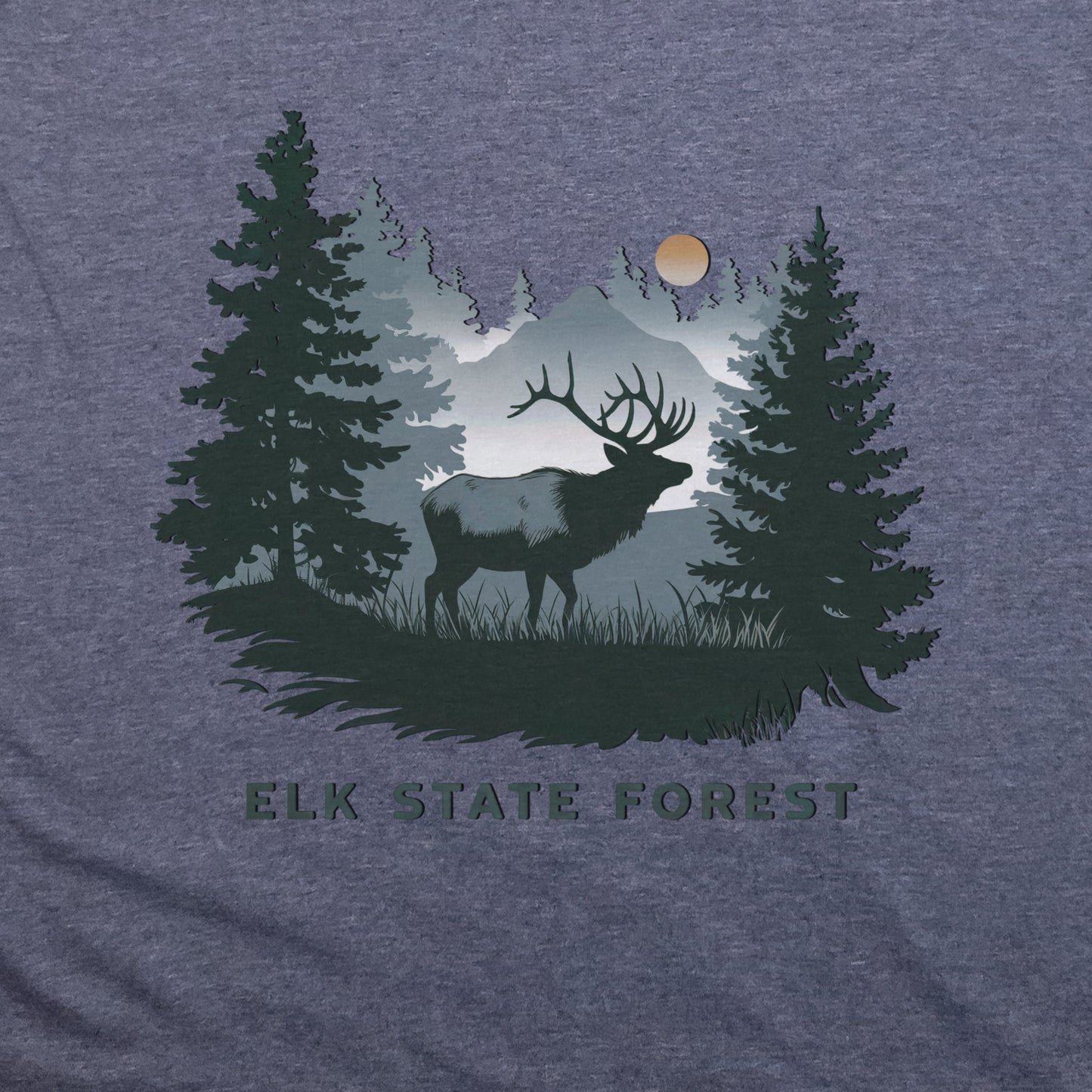 Elk State Forest T-Shirt Adventure and Outdoors Themed T-Shirt
