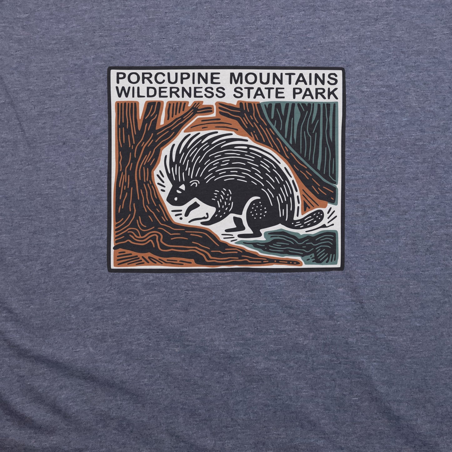 Porcupine Mountains Wilderness State Park T-Shirt Adventure and Outdoors Themed T-Shirt