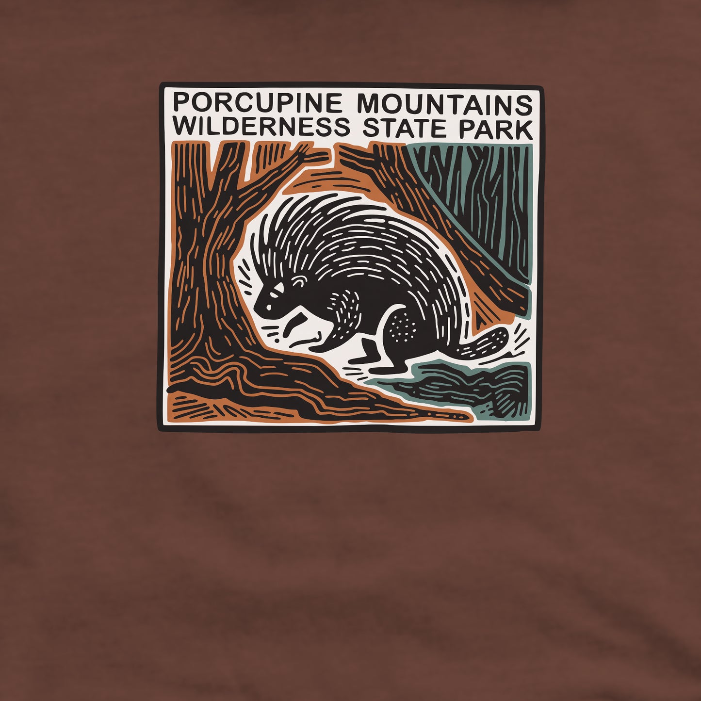 Porcupine Mountains Wilderness State Park Crewneck Sweatshirt Adventure and Outdoors Themed Sweatshirt
