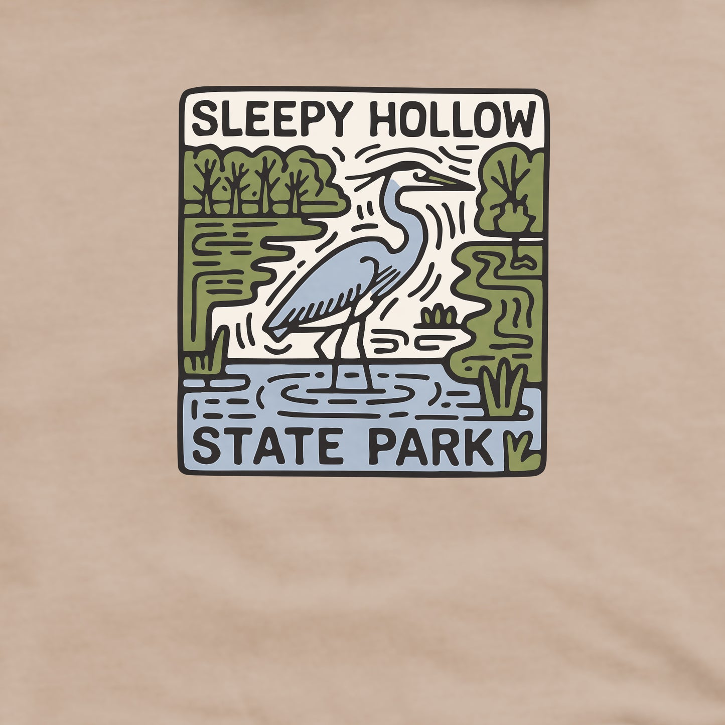 Sleepy Hollow State Park Crewneck Sweatshirt Adventure and Outdoors Themed Sweatshirt